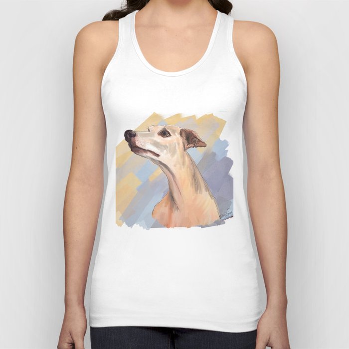 Whippet face Tank Top