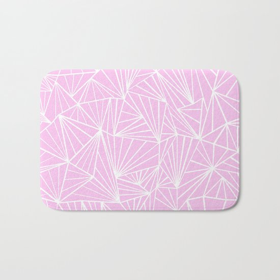 Ab Fan Pink Bath Mat