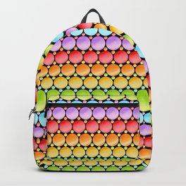 Rainbow Dotty Stripes Backpack
