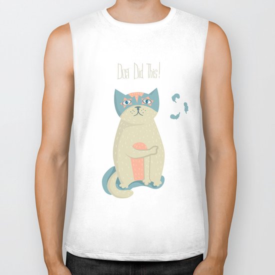 Blame the dog Biker Tank
