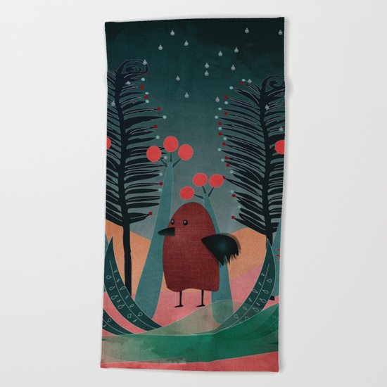 bird Beach Towel
