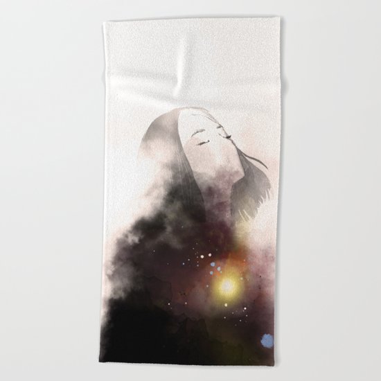 an endless search Beach Towel