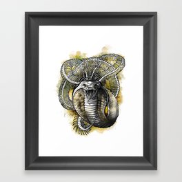 Death Snake Framed Art Print