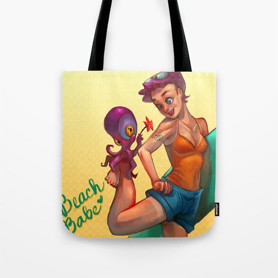 Beach Babe Tote Bag