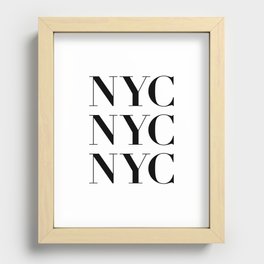 NYC Recessed Framed Print