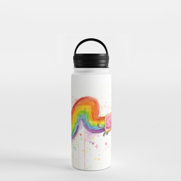 Rainbow Cat in Pop Tart Water Bottle