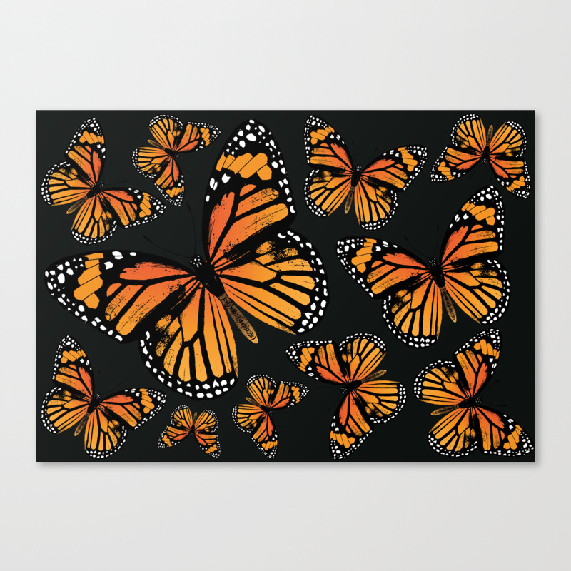 monarch butterflies monarch butterfly vintage butterflies butterfly patterns canvas print by eclectic at heart society6