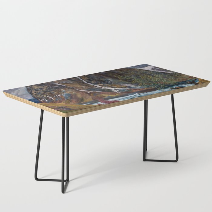 Spring and Ice Thaw under Barren Mountain by Nikolai Astrup Coffee Table