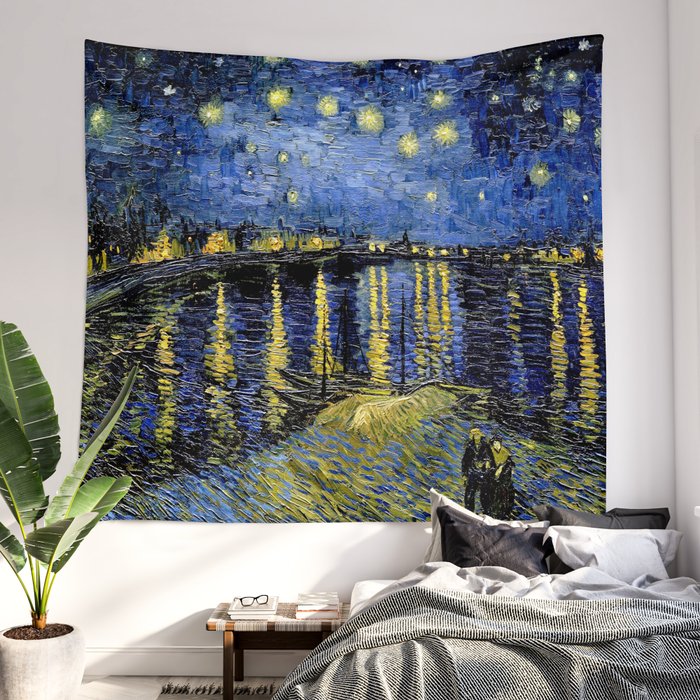 Van gogh wall tapestry best sale