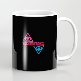 Techno rave music logo Coffee Mug