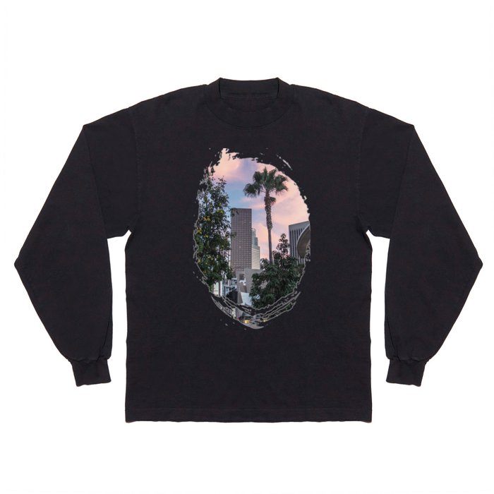 Palm City Sunset Long Sleeve T Shirt