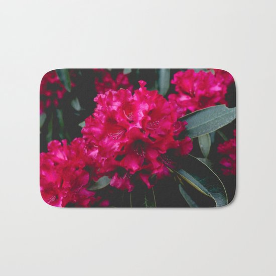 Vivid Floral Bath Mat