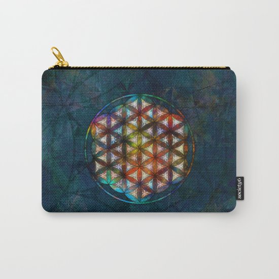 The Flower of Life Symbol Carry-All Pouch