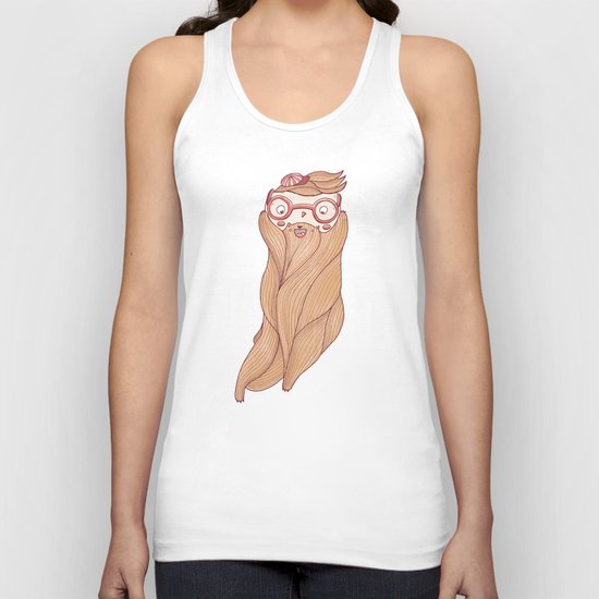 Bear Beard Unisex Tank Top