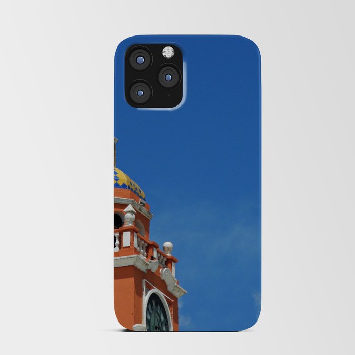 The Clock Tower in the City Hall of Merida Mexico iPhone Card Case