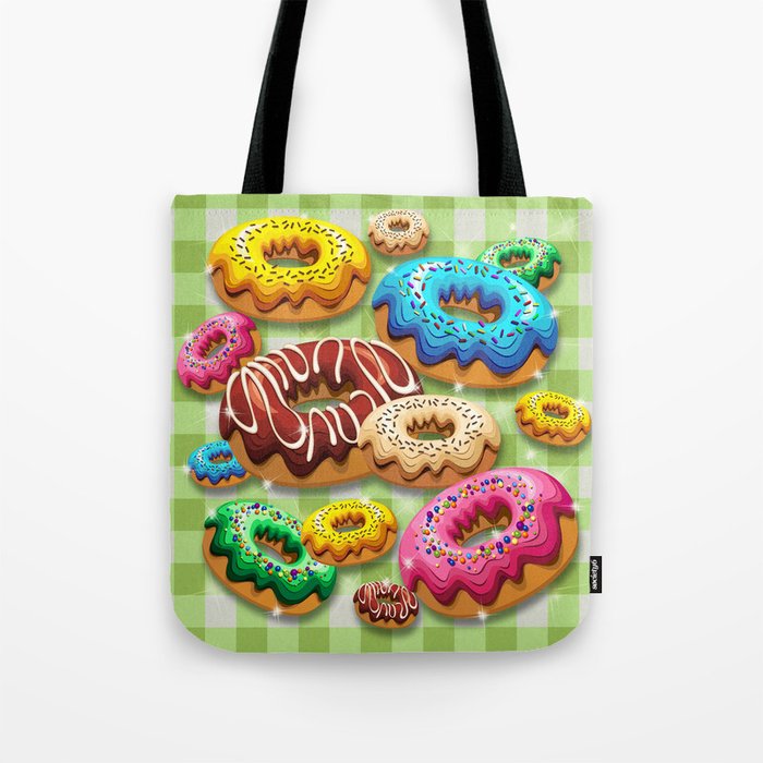 Donuts Party Time Tote Bag