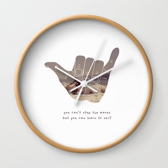 good vibrations Wall Clock