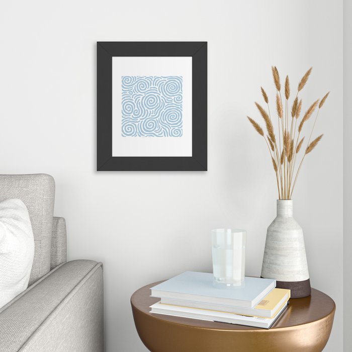 Pale blue wall art cheap
