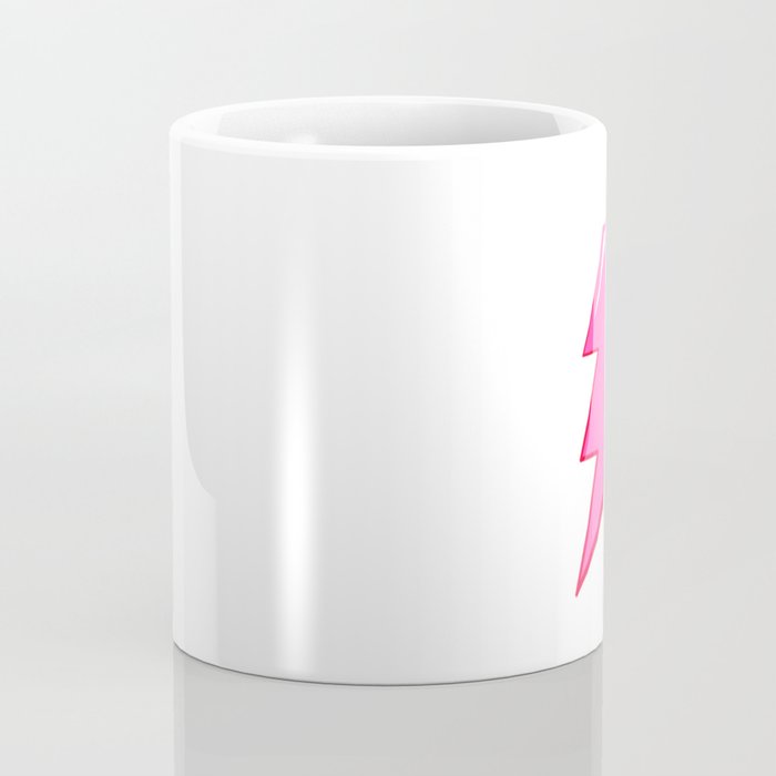 Preppy Pink Lighting Bolts Cold Cup