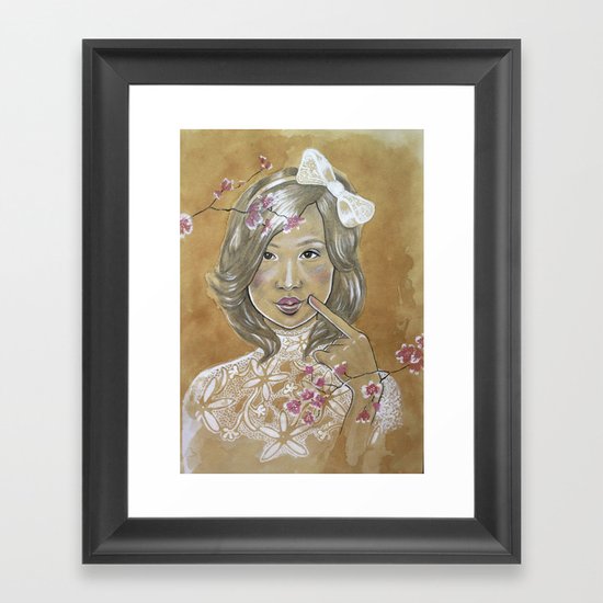 Kawaii Culture Framed Art Print