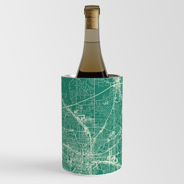Tallahassee USA - Minimalist City Map Wine Chiller