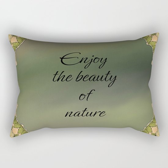 The Beauty Of Nature Rectangular Pillow