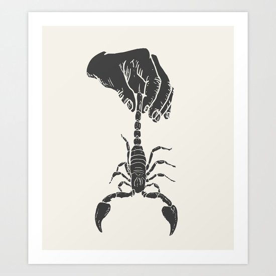 Feeding time. Art Print