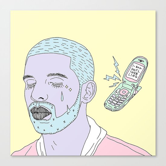 Hotline Blink Canvas Print