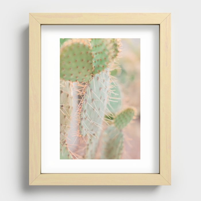 Prickly Pear Recessed Framed Print