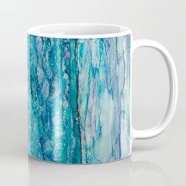 Ocean View Coffee Mug | Beach, Waves, Nature, Painting, Alcoholinkprint, Bythesea, Fineart, Abstract, Vacation, Ink 