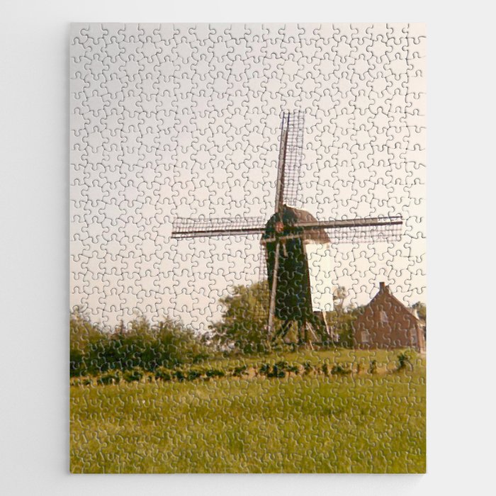 Windmill In Holland Jigsaw Puzzle