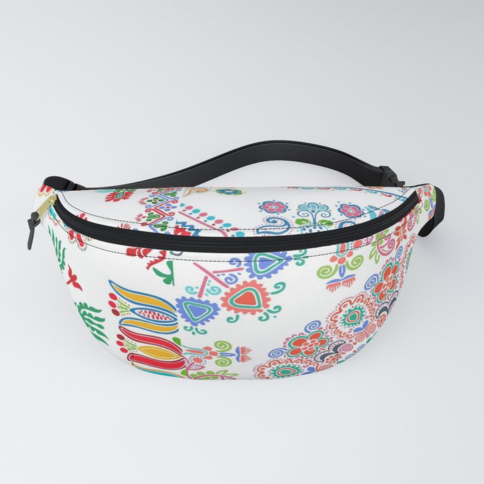 Rainbow Bukhara Pattern  Fanny Pack