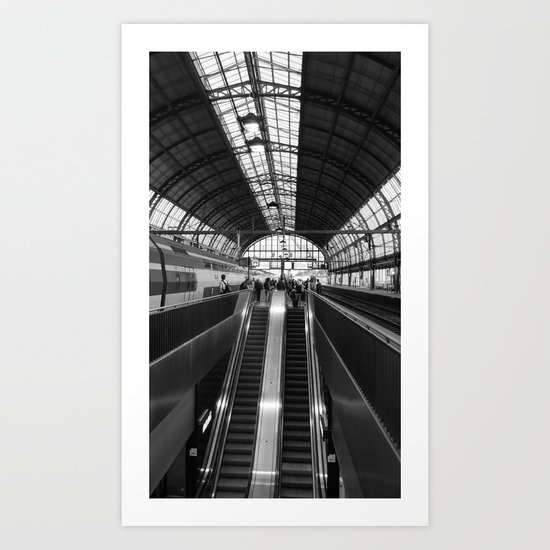 Amsterdam Central Station Art Print