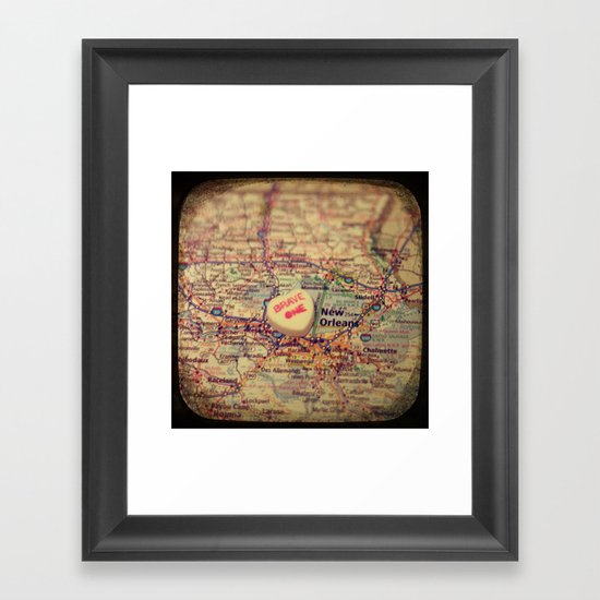 Brave One New Orleans Framed Art Print