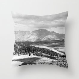The Sierra Nevada: John Muir Wilderness, Sequoia National Park - California Throw Pillow