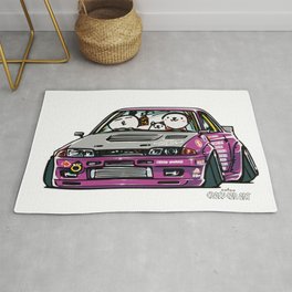 Crazy Car Art 0141 Rug | Autoart, Other, Streetart, Sportcar, Ink, Painting, Jdm, Car, Illustration, Custom 