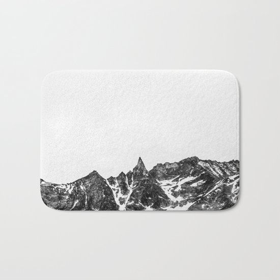 Minimalist Mountain Bath Mat