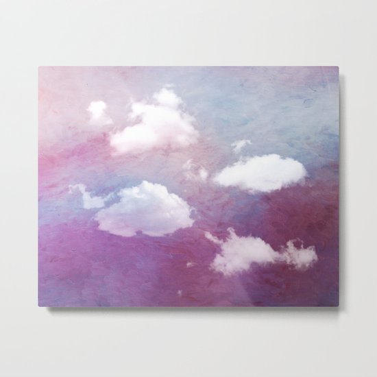CLOUDY Metal Print
