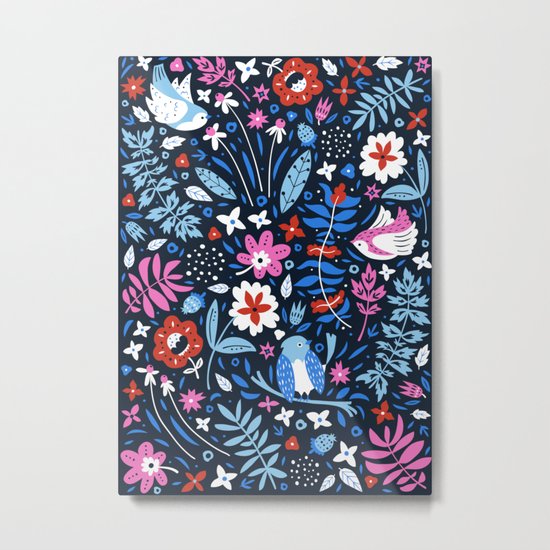 Little Birds Metal Print