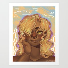 Chilling in Colour Art Print