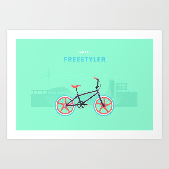 Freestyler Art Print