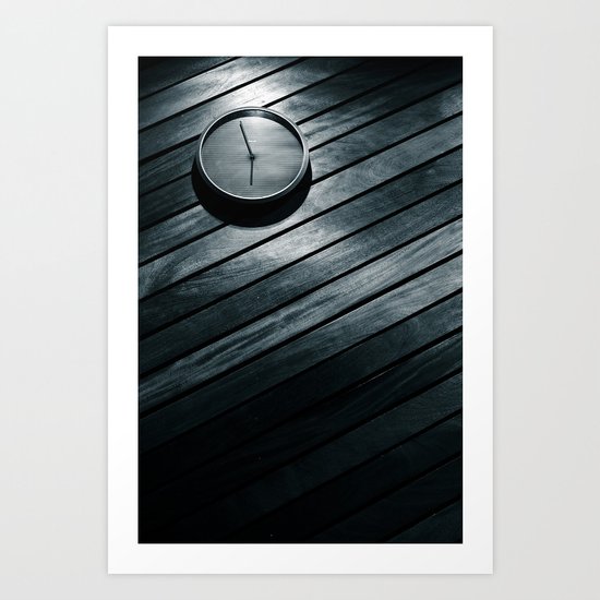 The Clock Art Print