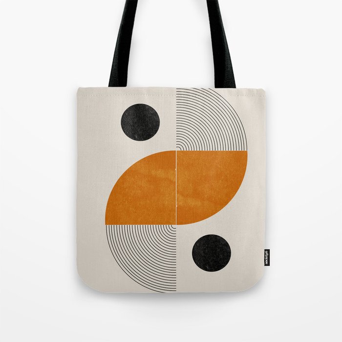Abstract Geometric Shapes Tote Bag
