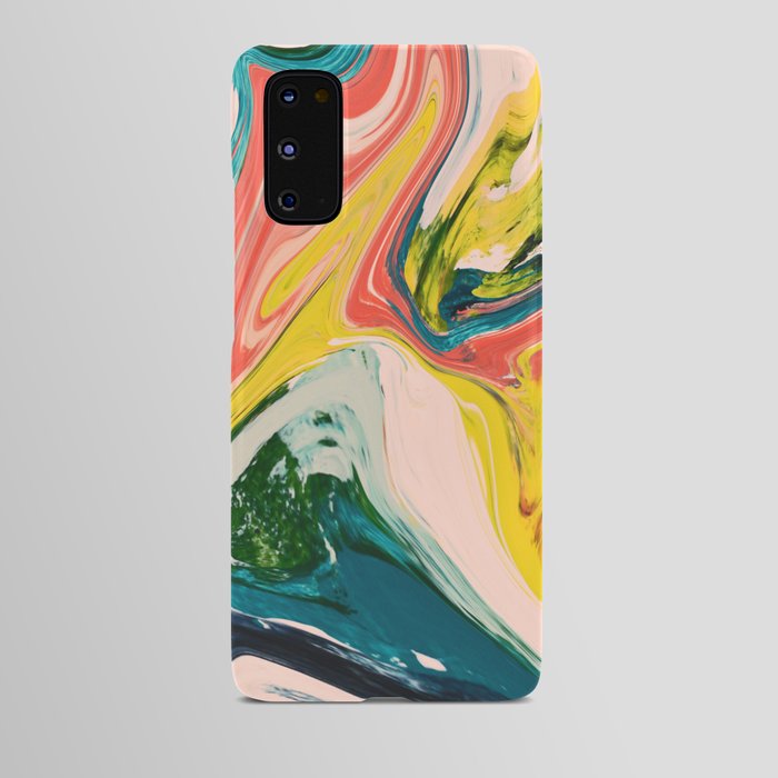 Revival: A colorful retro painting by Alyssa Hamilton Art   Android Case