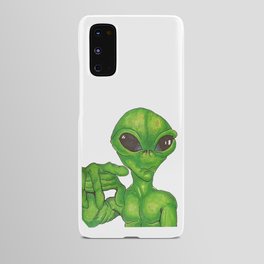 Little Green Aliens Android Case
