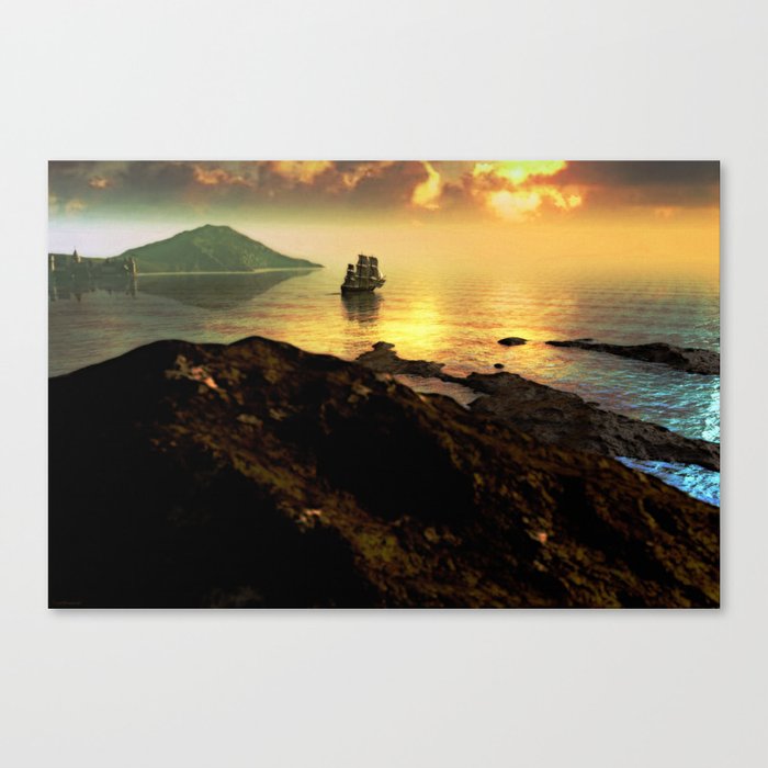 Bay Of The Hope Canvas Print