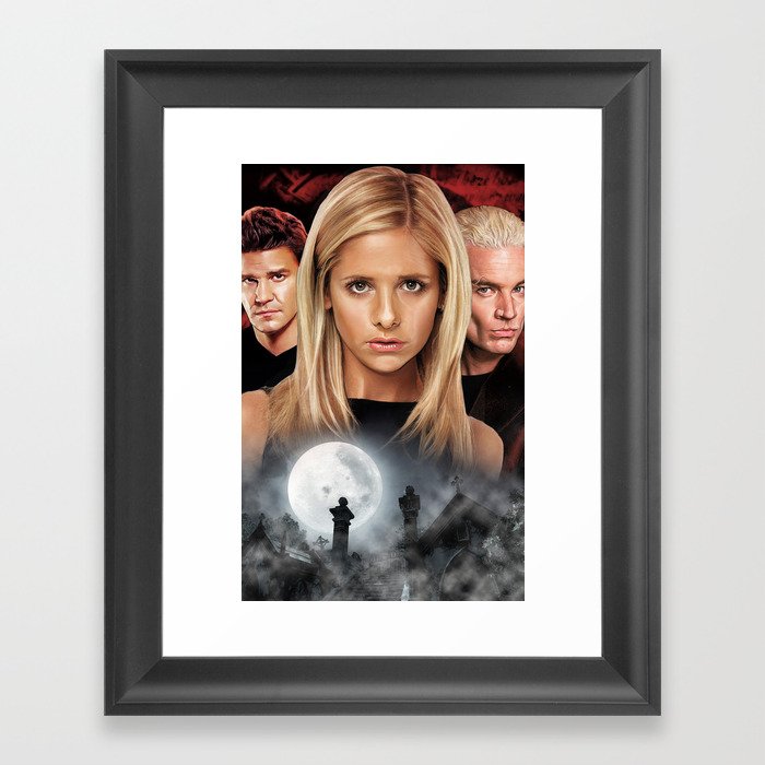 Buffy The Vampire Slayer  Framed Art Print