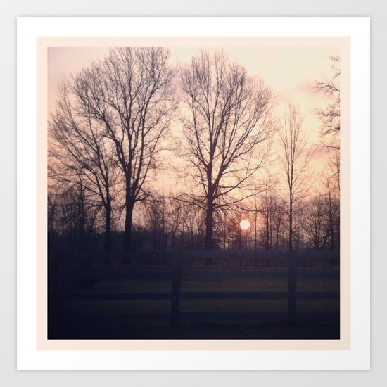 love early...and keep it going Art Print