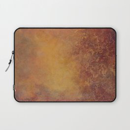 Abstract brown orange yellow Laptop Sleeve