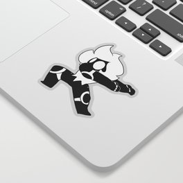 Zebra does a Cursed thing Sticker